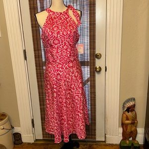 Lilly Pulitzer Tracey Dress 100% Silk Cocktail Pink Size 8 NWT